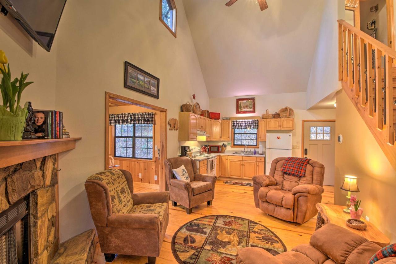 Modern Cabin With Deck In The Blue Ridge Mountains! Блеърсвил Екстериор снимка