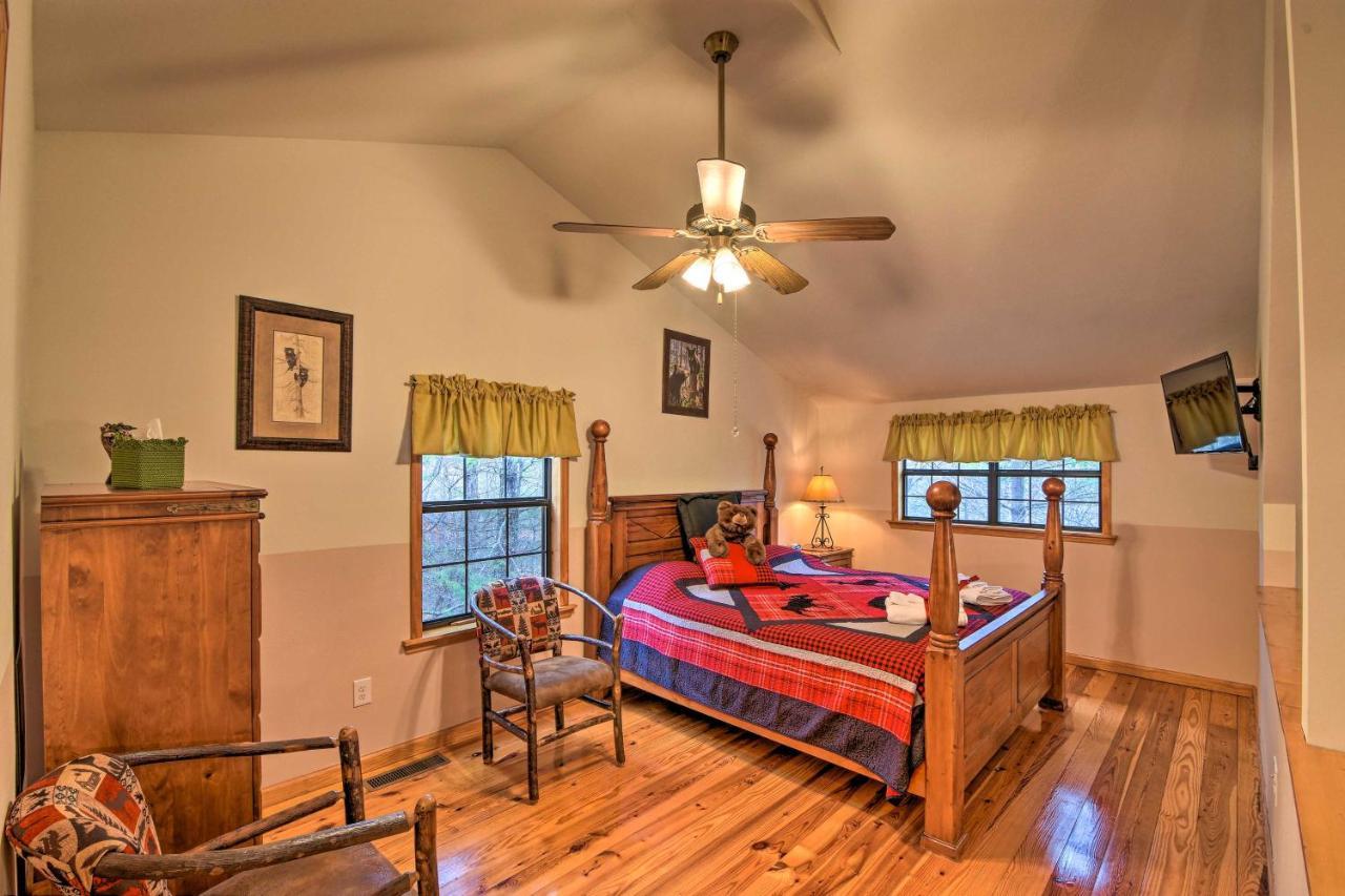 Modern Cabin With Deck In The Blue Ridge Mountains! Блеърсвил Екстериор снимка
